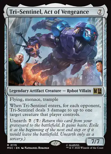 Tri-Sentinel, Act of Vengeance - msc Spoiler