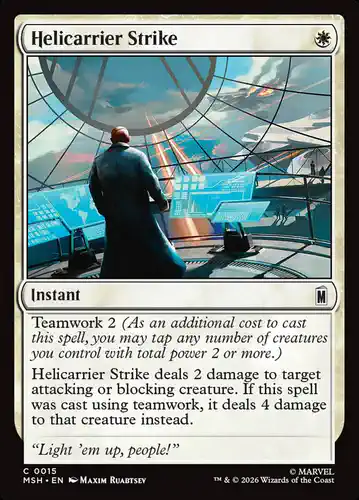Helicarrier Strike - msh Spoiler