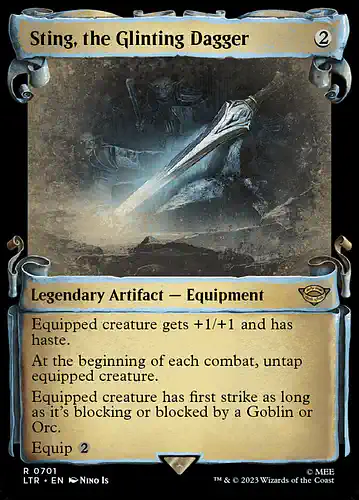 Sting, the Glinting Dagger - ltr Spoiler