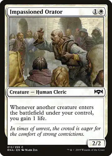Impassioned Orator - rna Spoiler