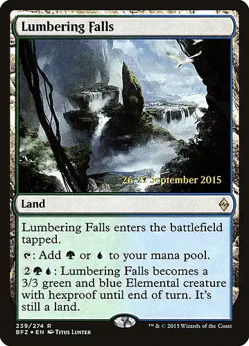 Lumbering Falls - bfz Spoiler