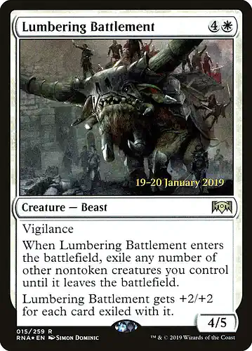 Lumbering Battlement - rna Spoiler