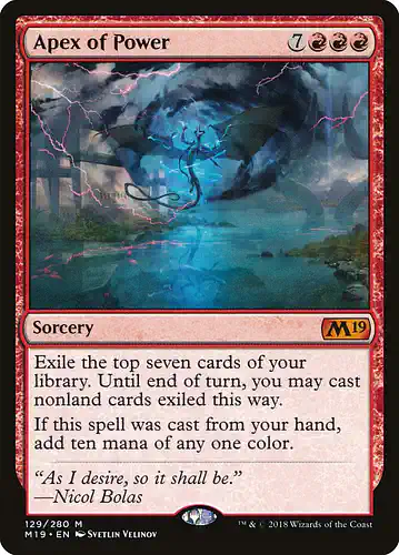 Apex of Power - m19 Spoiler