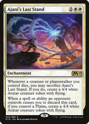 Ajani's Last Stand - m19 Spoiler