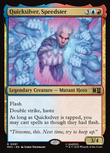 Quicksilver, Speedster - msc Spoiler