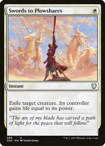 Swords to Plowshares - onc Spoiler