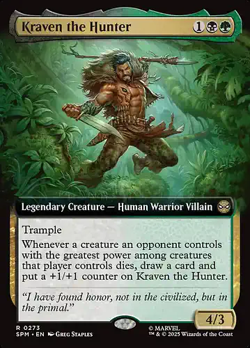 Kraven the Hunter - spm Spoiler
