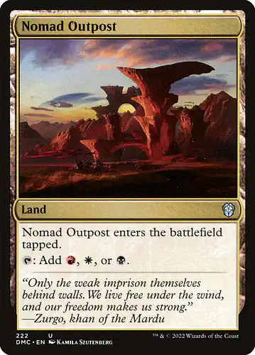 Nomad Outpost - dmc Spoiler