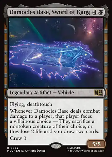 Damocles Base, Sword of Kang - msc Spoiler