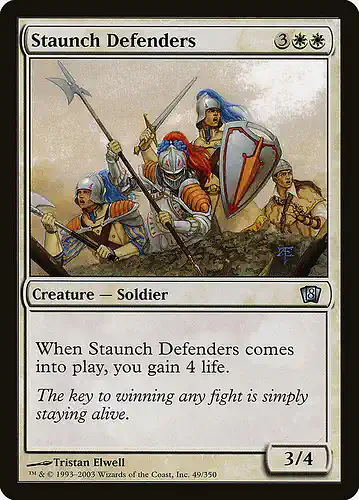 Staunch Defenders - 8ed Spoiler