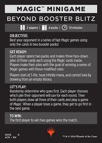 Beyond Booster Blitz - acr Spoiler