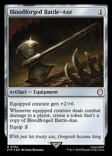 Bloodforged Battle-Axe - pip Spoiler