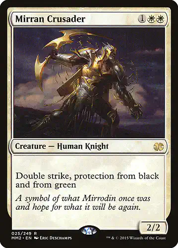 Mirran Crusader - mm2 Spoiler