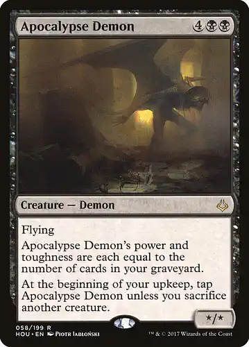 Apocalypse Demon - hou Spoiler