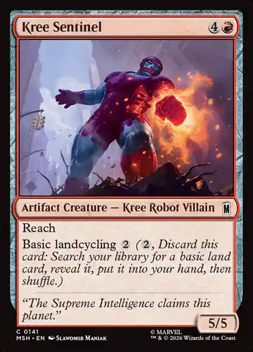 Kree Sentinel - msh Spoiler