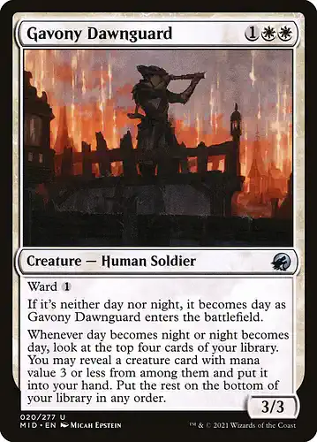 Gavony Dawnguard - mid Spoiler