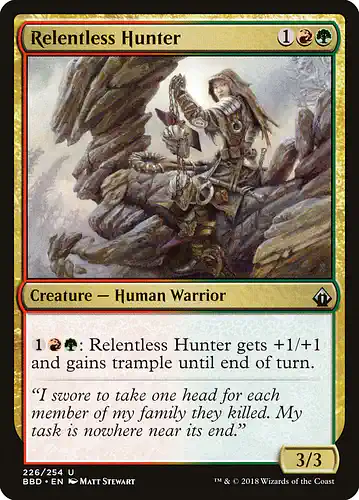Relentless Hunter - bbd Spoiler