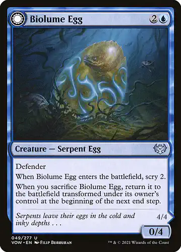 Biolume Egg - vow Spoiler
