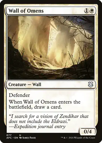 Wall of Omens - afc Spoiler