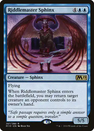 Riddlemaster Sphinx - m19 Spoiler