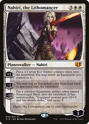 Nahiri, the Lithomancer - c14 Spoiler