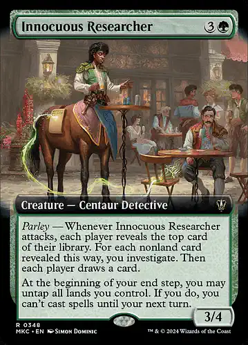 Innocuous Researcher - mkc Spoiler