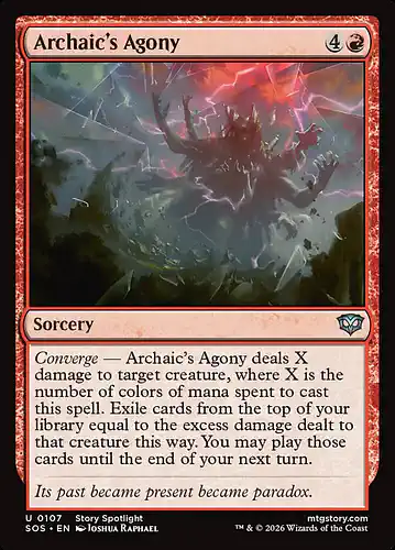 Archaic's Agony - sos Spoiler