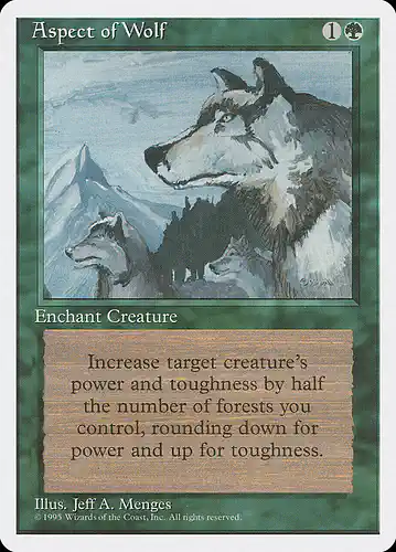 Aspect of Wolf - 4ed Spoiler