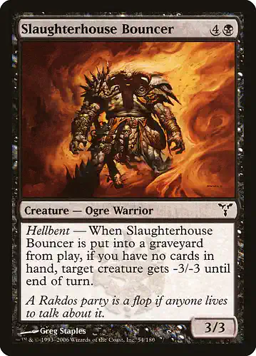 Slaughterhouse Bouncer - dis Spoiler