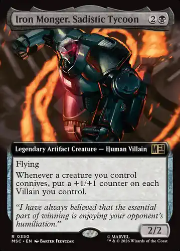 Iron Monger, Sadistic Tycoon - msc Spoiler