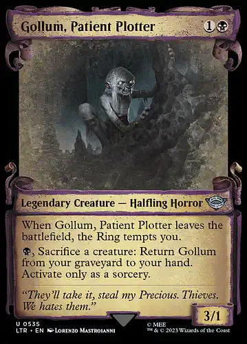 Gollum, Patient Plotter - ltr Spoiler