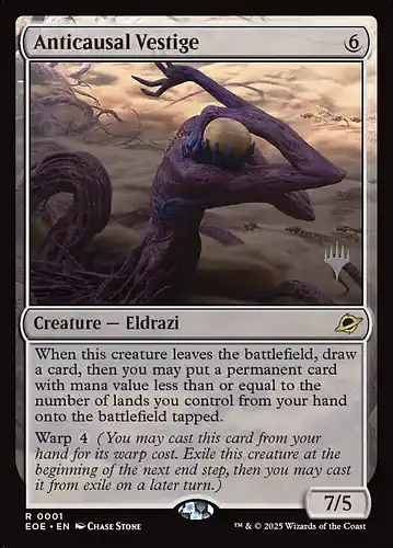 Anticausal Vestige - eoe Spoiler