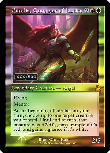 Aurelia, Exemplar of Justice - rvr Spoiler