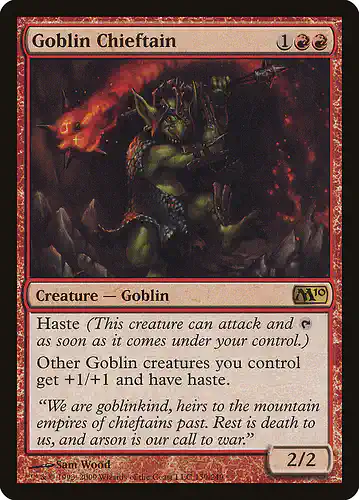 Goblin Chieftain - m10 Spoiler