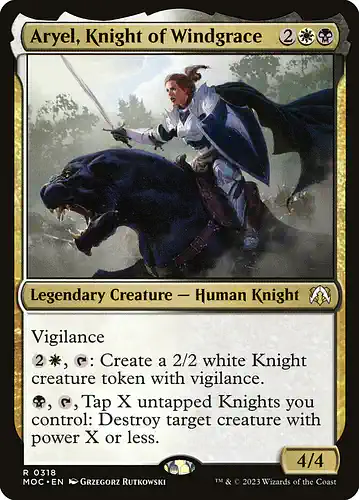 Aryel, Knight of Windgrace - moc Spoiler
