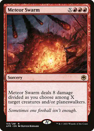 Meteor Swarm - afr Spoiler