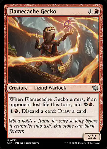 Flamecache Gecko - blb Spoiler