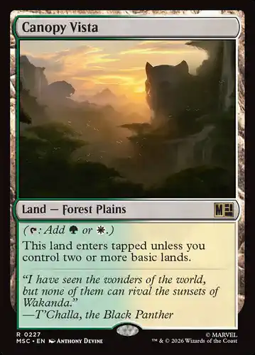 Canopy Vista - msc Spoiler