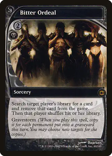 Bitter Ordeal - fut Spoiler