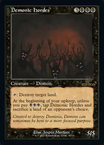 Demonic Hordes - 30a Spoiler