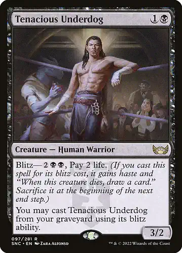 Tenacious Underdog - snc Spoiler