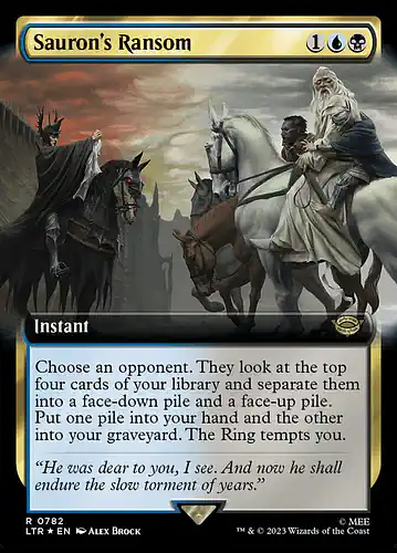 Sauron's Ransom - ltr Spoiler