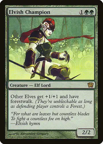 Elvish Champion - 9ed Spoiler