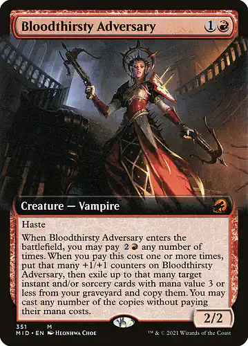 Bloodthirsty Adversary - mid Spoiler