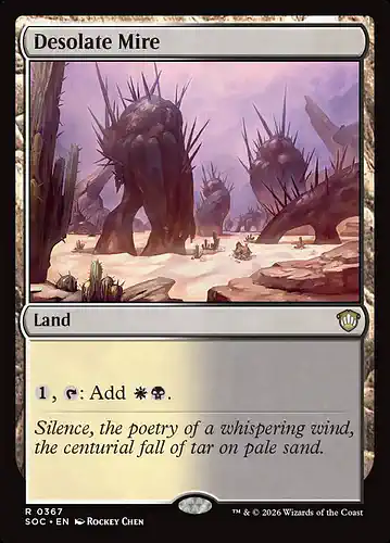 Desolate Mire - soc Spoiler