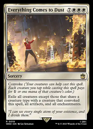 Everything Comes to Dust - who Spoiler