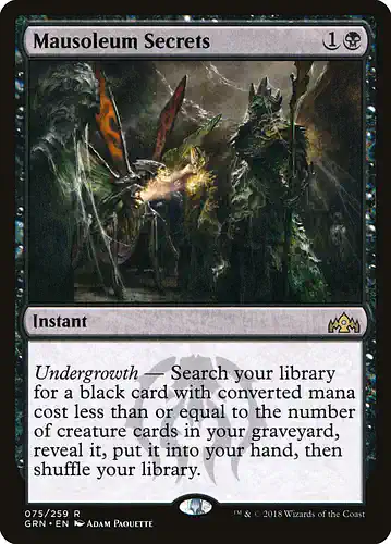Mausoleum Secrets - grn Spoiler