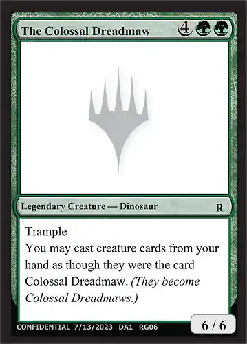 The Colossal Dreadmaw - unk Spoiler
