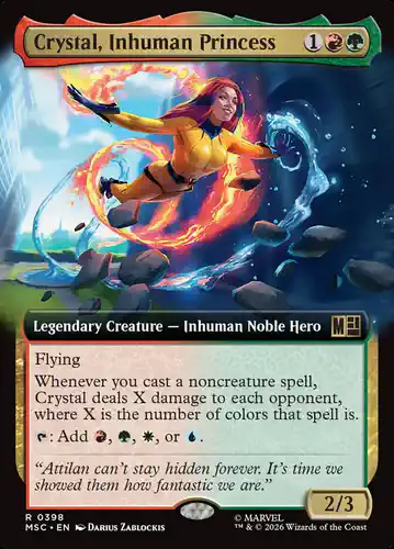 Crystal, Inhuman Princess - msc Spoiler