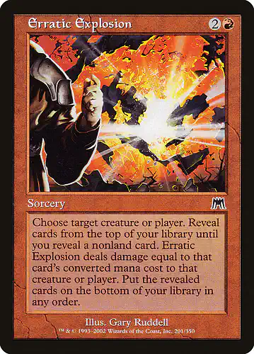 Erratic Explosion - ons Spoiler